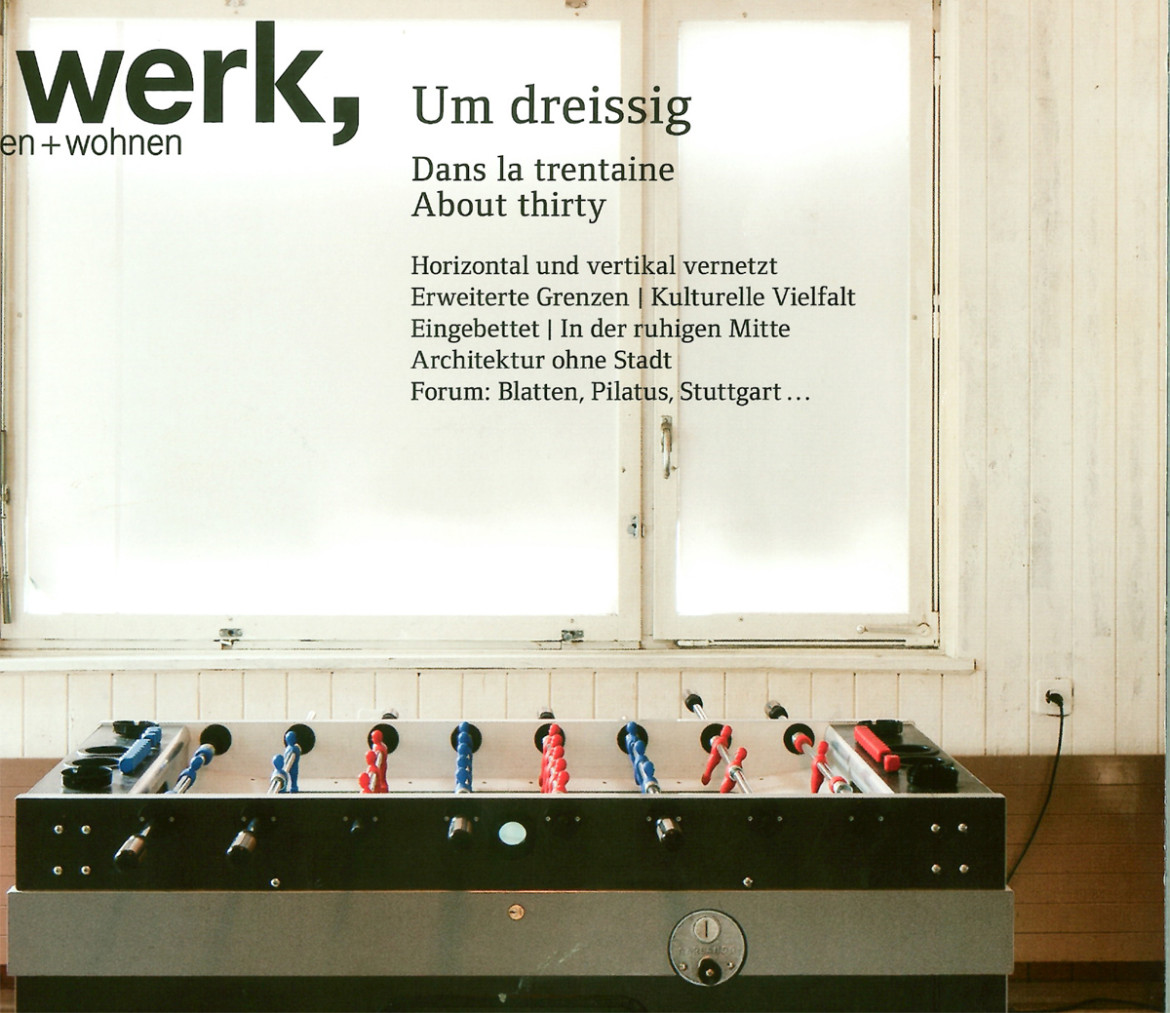 Werk, Bauen + Wohnen, 2011, n°12: Erweiterte Grenzen